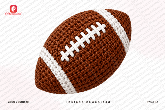 Bringing the Game Home: The Rise of Crochet American Football PNG Designs in Modern Crafting