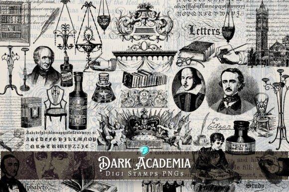 Elevating Digital Craftsmanship with Dark Academia Aesthetics