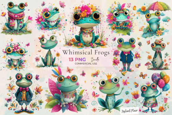 Elevating Digital Storytelling: The Strategic Value of the Whimsical Frog Clipart Bundle