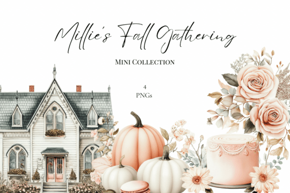 Evaluating Millie’s Fall Gathering PNG Clipart for Autumn Design Projects