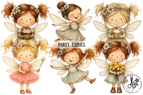 Party Fairies - Clipart: A Practical Guide for Crafters and Designers