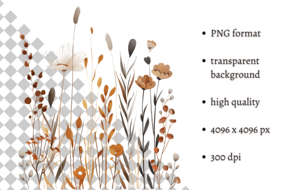 Unlocking Creative Potential with Watercolor Boho Wild Flowers Clipart